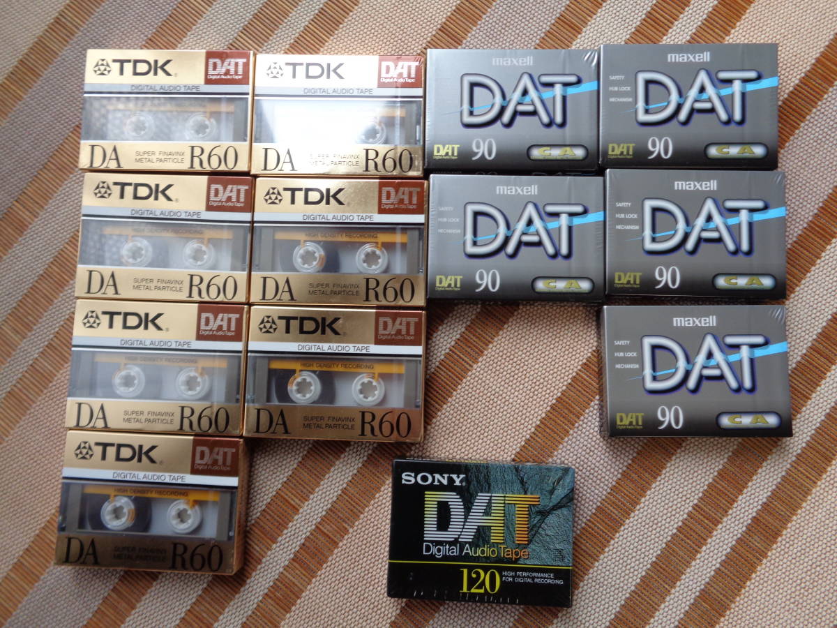 Yahoo!オークション 未開封☆DATテープ 新品未使用13本 TDK60分×7