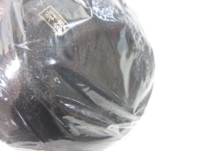 ◆岩鋳 毬あそび 南部鉄器 急須 5型 黒/金 1.2㎏