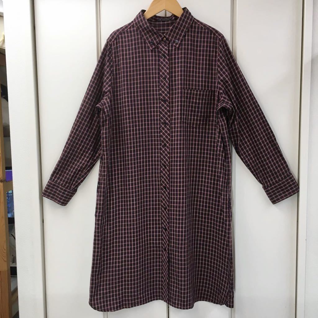 【激安大特価，定番人気】 そこそこ 23区 チェックシャツワンピース 大きいサイズ46(ワンピース)｜売買されたオークション情報、yahooの商品情報をアーカイブ公開 - オークファン 女性用