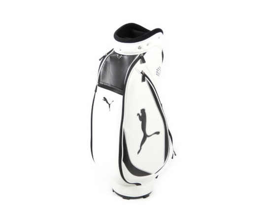 中古 PUMA ゴルフバック 9型 ホワイト スポーツ 5分割 K3492192 PUMA