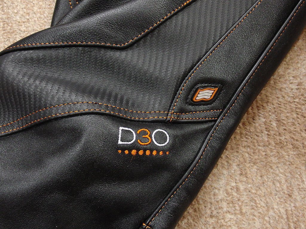 ●HYOD ヒョード D3O ブーツアウトストレートレザーパンツ 革パンツ サイズLL●