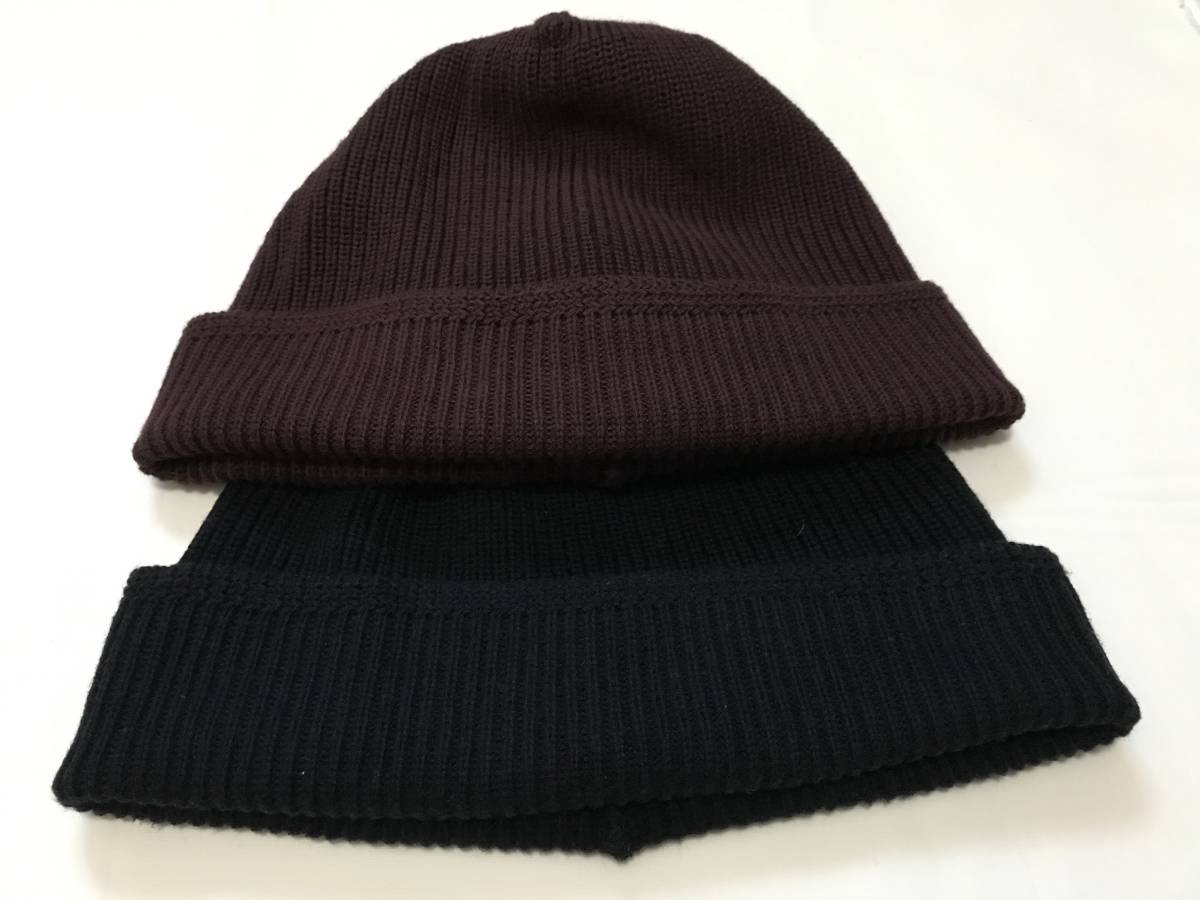 butcher products beanie ブッチャープロダクツ　ニット帽 美品 BUTCHER PRODUCTS ニットキャップ 2色セット ブッチャー