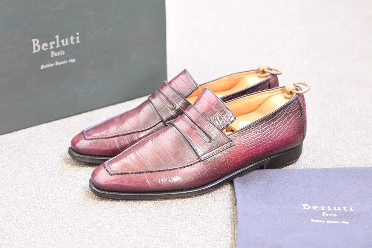 □送料無料□ 美品 ベルルッティ Berluti アンディ Andy 8.5 