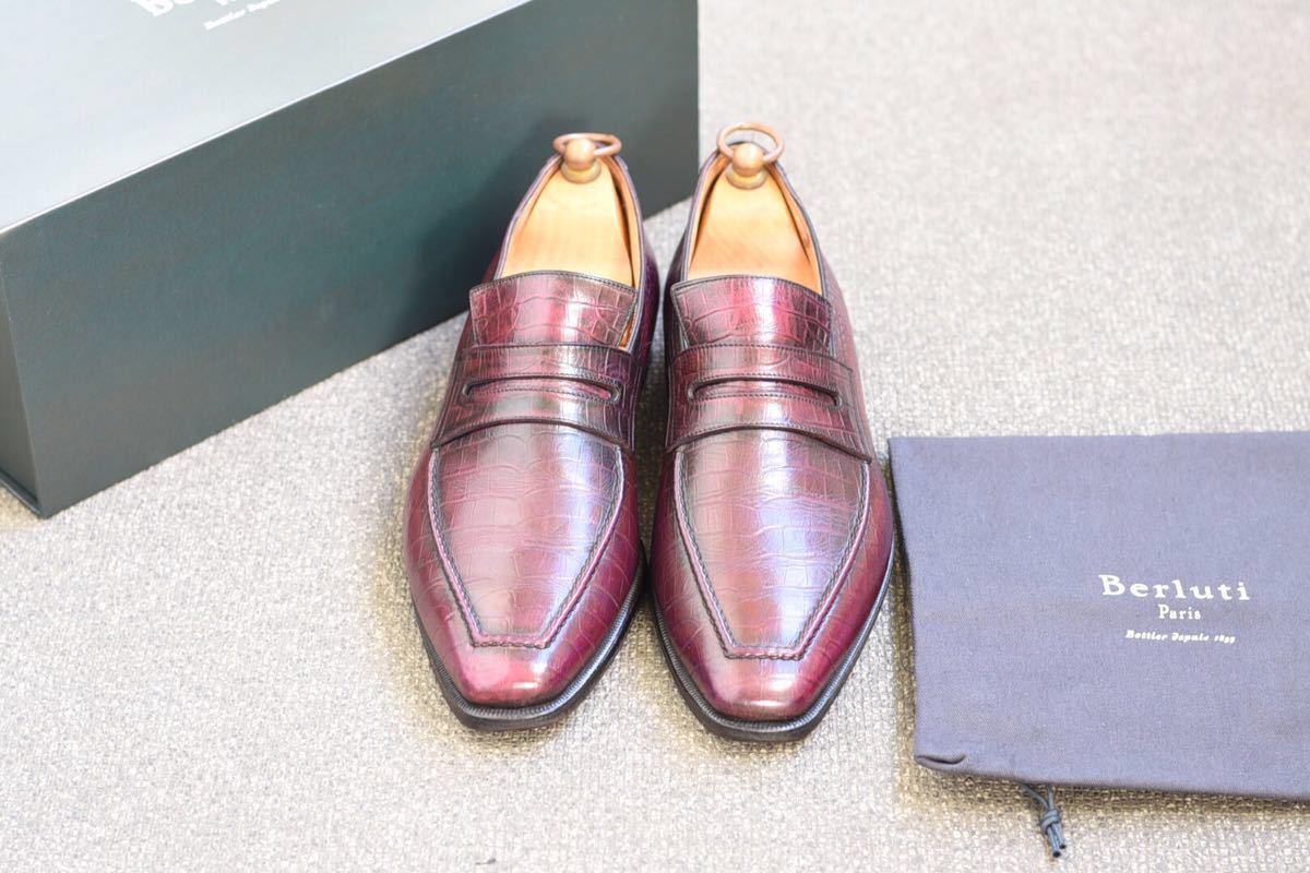 □送料無料□ 美品 ベルルッティ Berluti アンディ Andy 8.5 