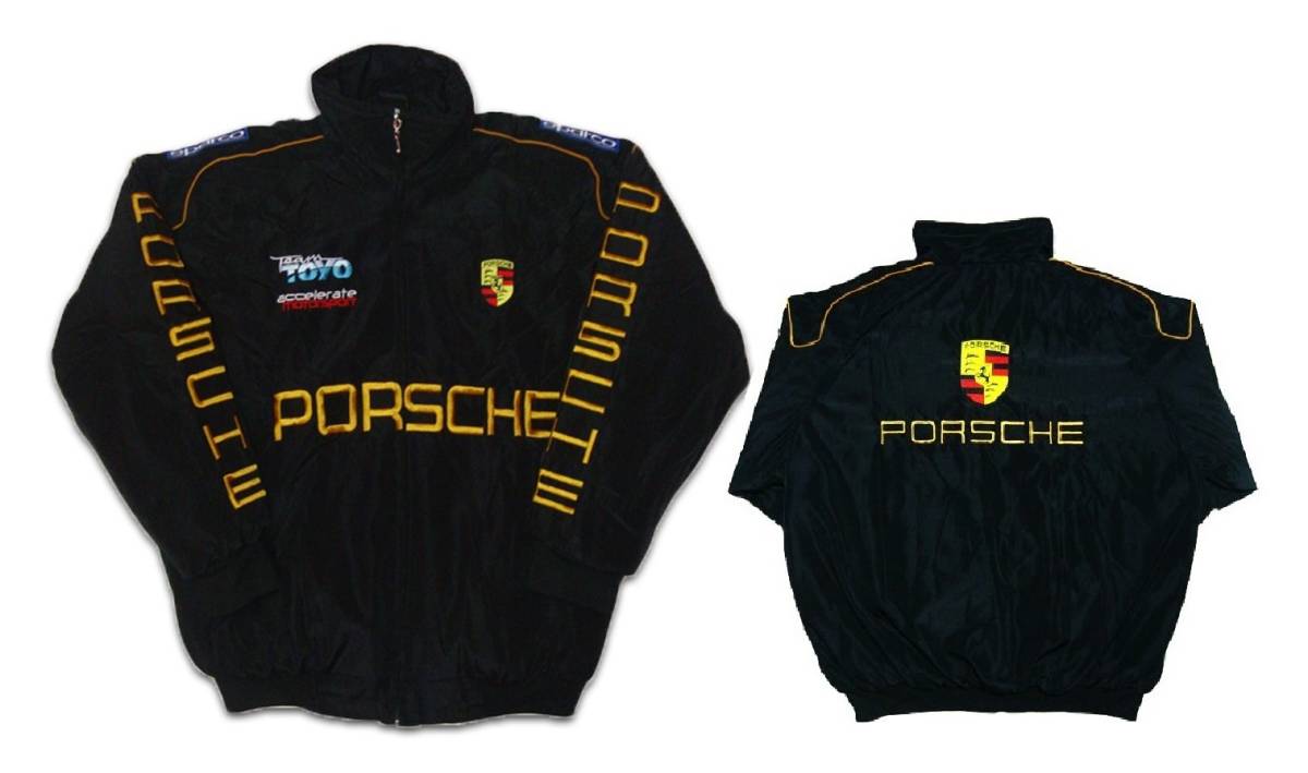 PORSCHE ポルシェ ジャケット 中綿入り 黒 XXLサイズ - Porsche Motorsport