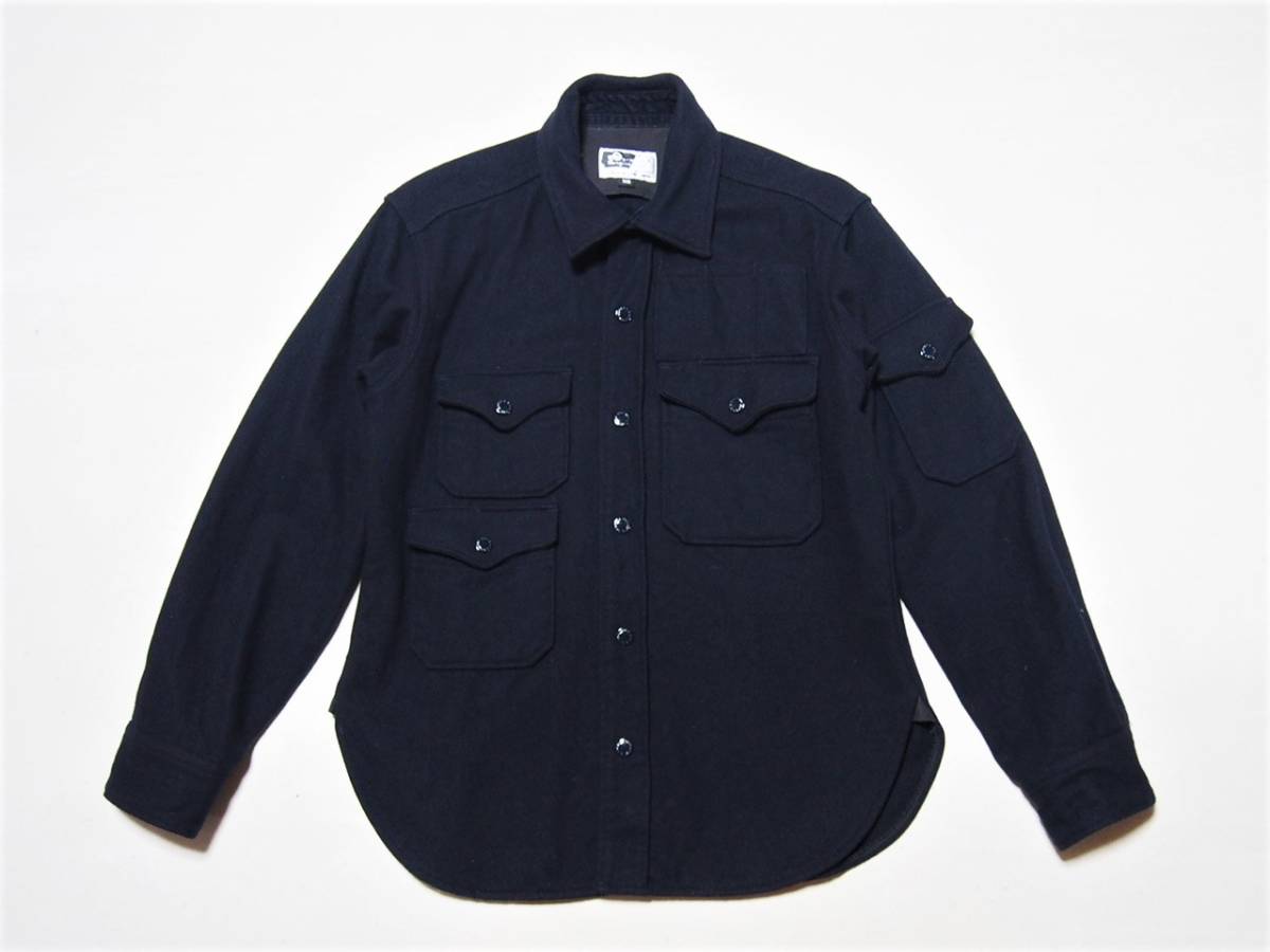 人気，新作登場 Engineered Garments CPO Shirt 20oz Melton XS Navy(ジャケット、上着)｜売買されたオークション情報、yahooの商品情報をアーカイブ公開 - オークファン ジャケット、上着