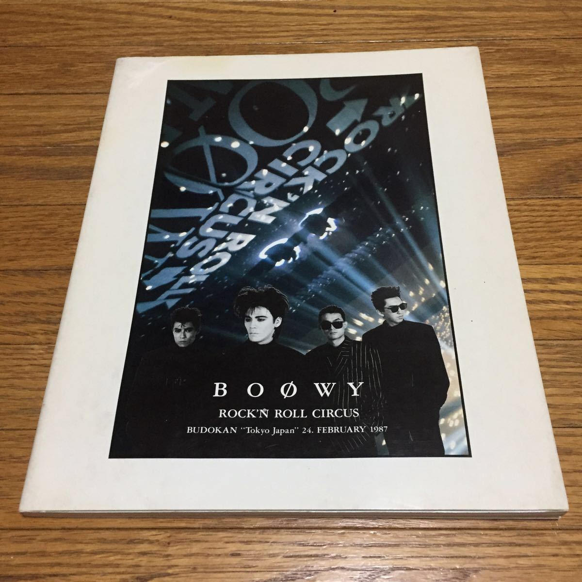 BOOWY ROCK'N ROLL CIRCUS 武道館限定ツアーパンフレット 80ページ