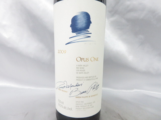 未開栓】OPUS ONE オーパスワン 2009 赤 ワイン 750ml 14.5% 10321287