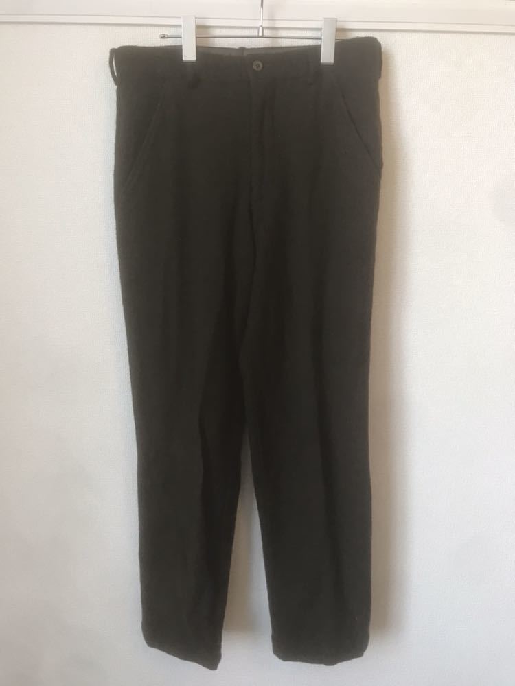  コムデギャルソンオムプリュスウールパンツ COMMEdesGARCONSHOMMEPLUS(ボトムス)｜売買されたオークション情報、yahooの商品情報をアーカイブ公開 - オークファン 男性用