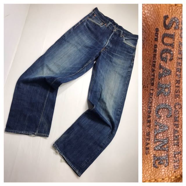 東洋 SUGARCANE シュガーケーン 革パッチ 501XXレプリカ 復刻 濃淡色