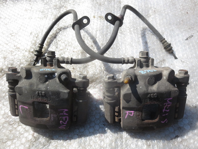 ◎8752 MRワゴン MF21S フロント ブレーキ キャリパー 左右 ターボ