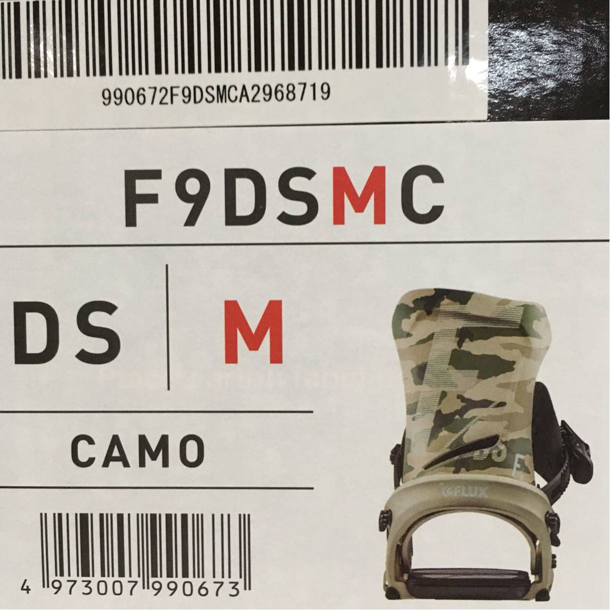 FLUX 18-19 DS Camo Men's [Red,Black,White 18-19 NEWモデル