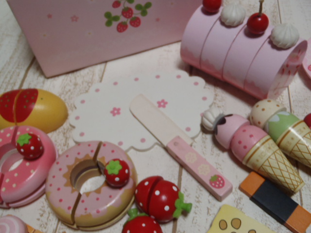 ☆マザーガーデン 木のおままごと色々セット 中古☆ 【公式通販】