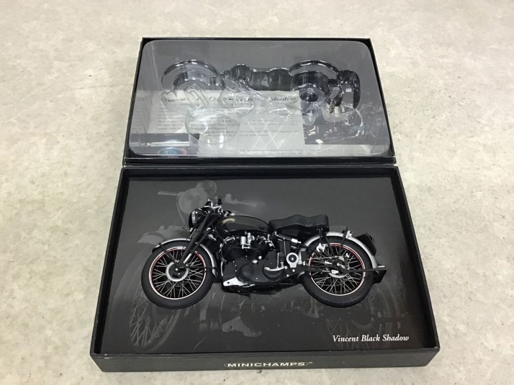 ミニチャンプス 1/12 Vincent HRD Series C ブラック・シャドー 1950 /オートバイ バイク