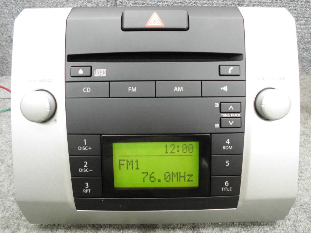 ☆☆1811-127 スズキ ワゴンR MH22S マツダ AZワゴン MJ22S 純正 CD デッキ #PS3066J-A #39101-65K02 新車外し 美品