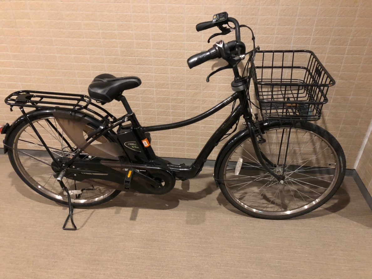 1円売り切り！Panasonic　ViViストロング　頑丈なアシスト自転車　黒　ブラック　充電器付き　ビビストロング BE-ENEG63-B