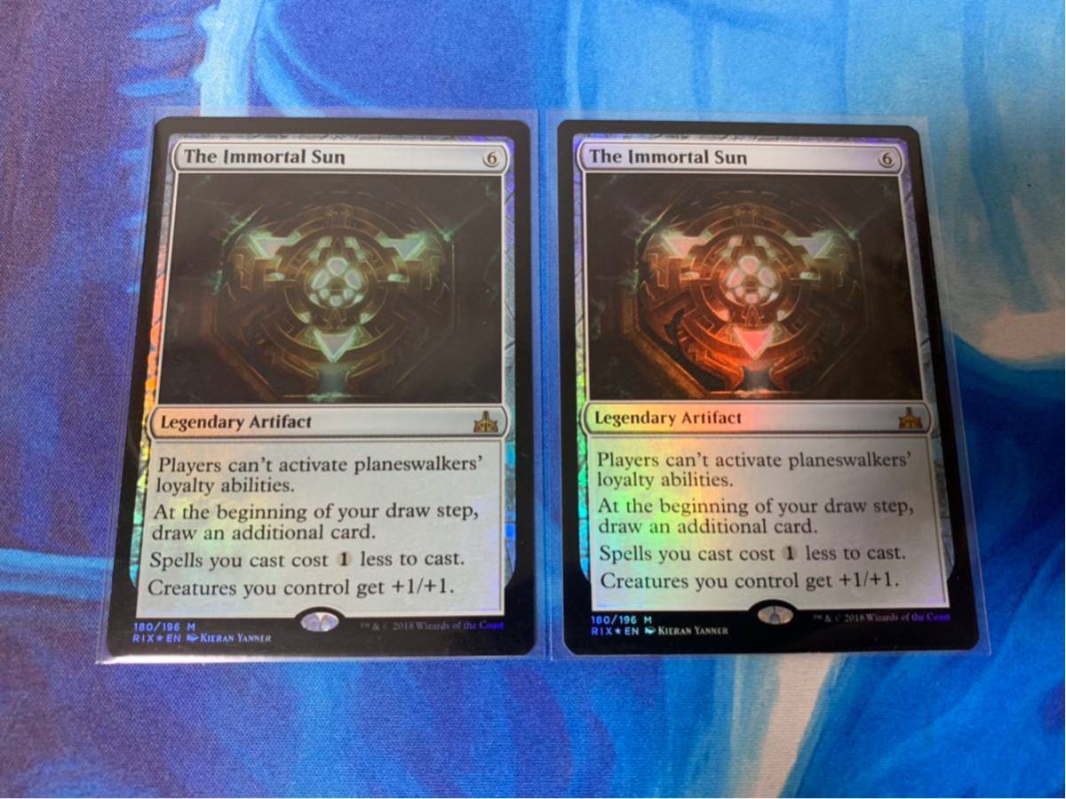 MTG]RIX 不滅の太陽 Foil 英語 2枚まで 即決 【公式通販】