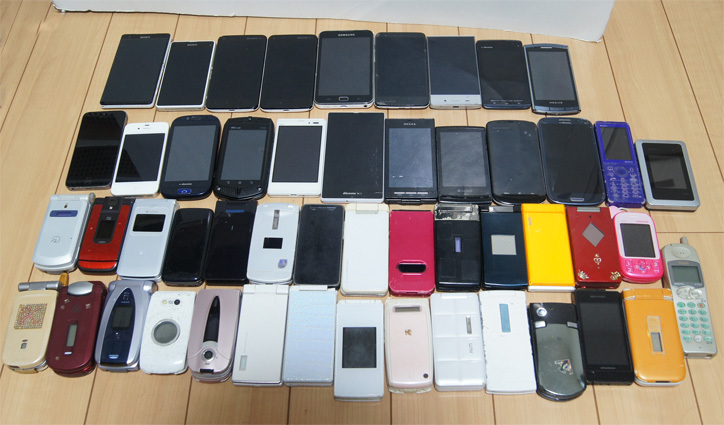 スマホ ガラケー 携帯電話 ジャンク品 50台セット 【公式通販】