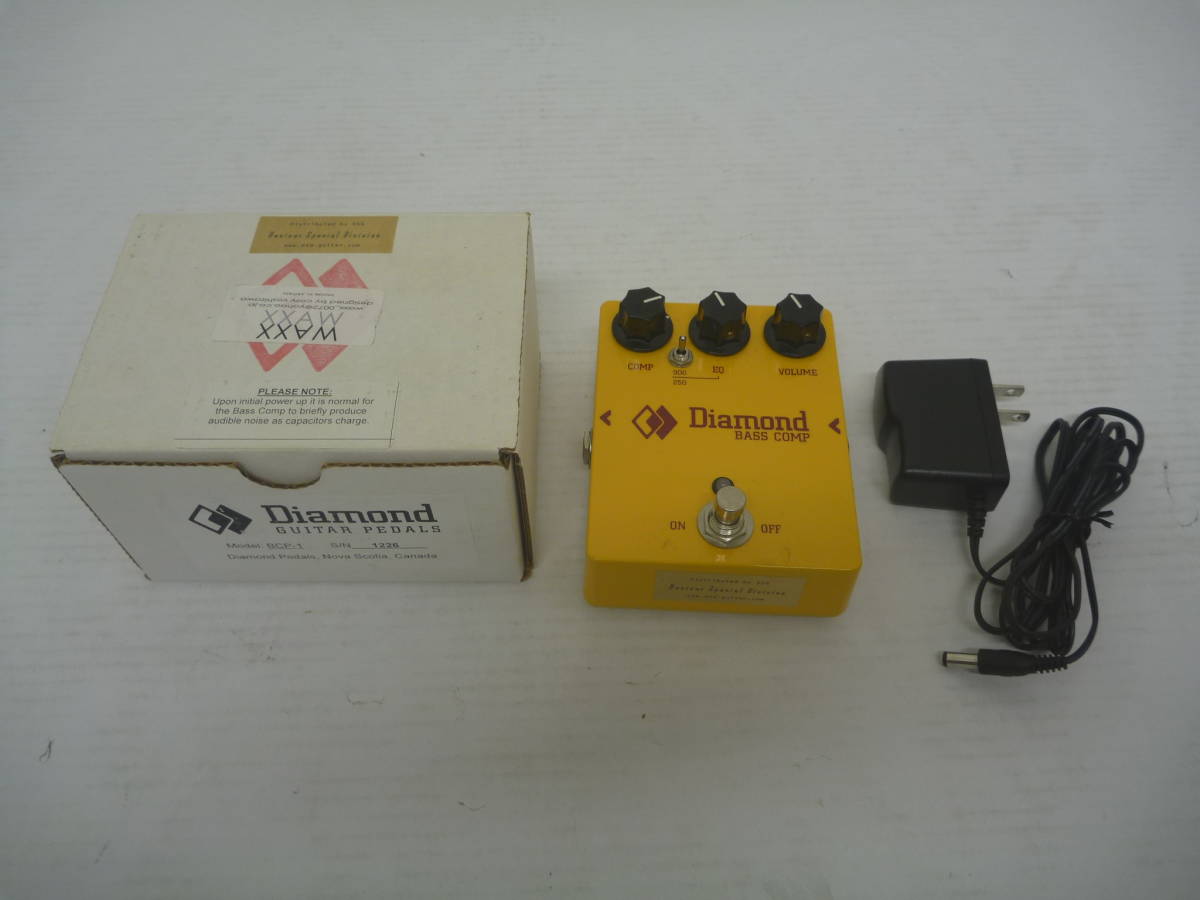 Diamond Bass Pedals Comp⁄EQ Guitar Compressor DIAMOND Pedal – BASS 