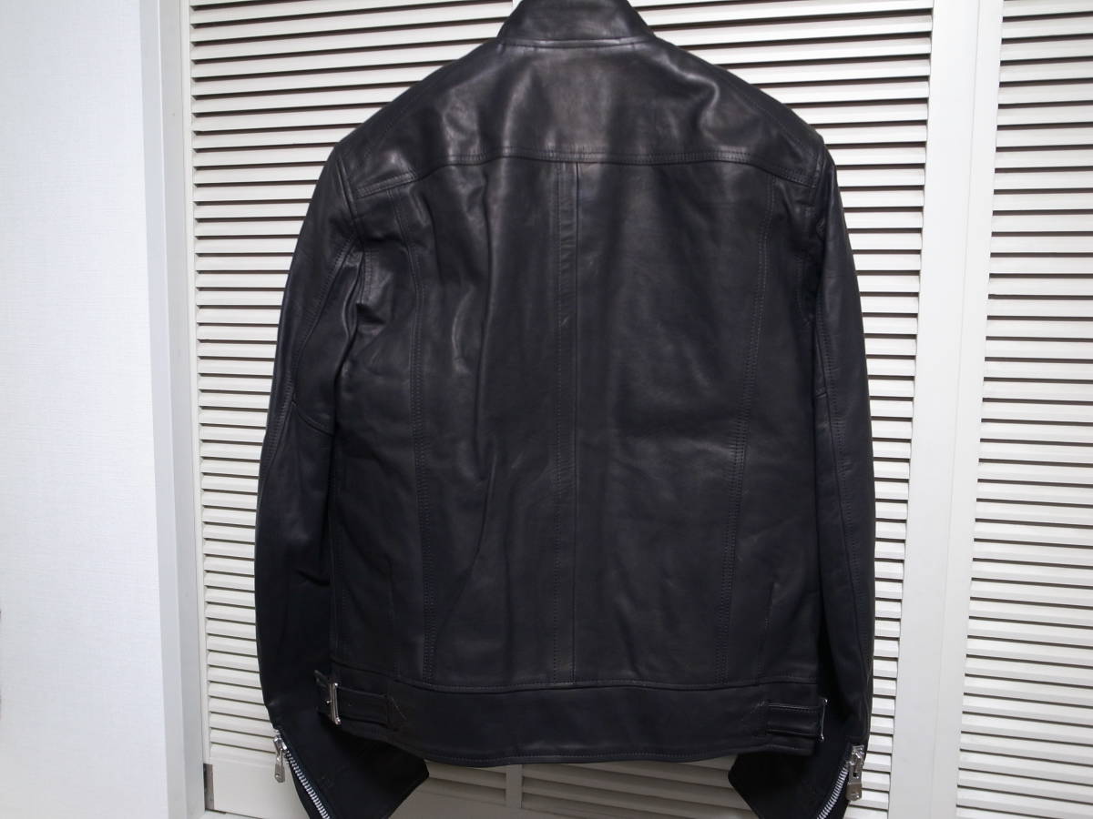 The Soloist 16AW leather jacket ソロイスト レザージャケット小釦 黒 