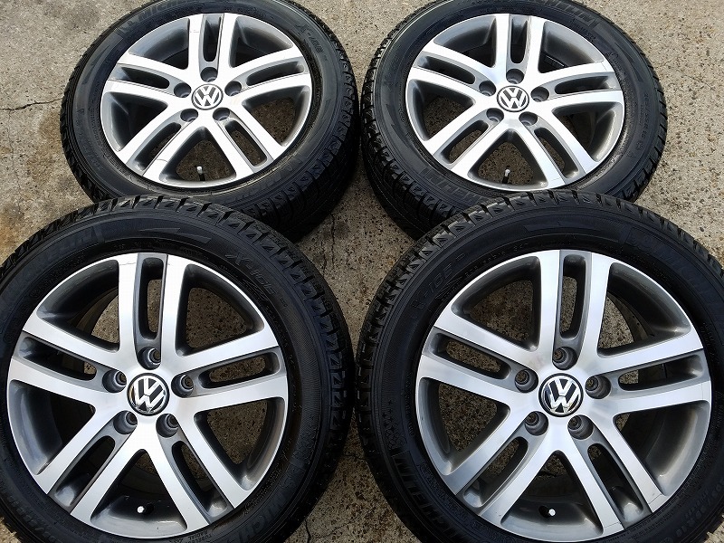 VW フォルクス ワーゲン 純正 スタッドレス 205/55R16 バリ山 VW フォルクス ワーゲン 純正 スタッドレス 205/55R16 バリ山