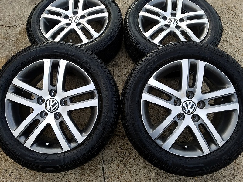 VW フォルクス ワーゲン 純正 スタッドレス 205/55R16 バリ山 