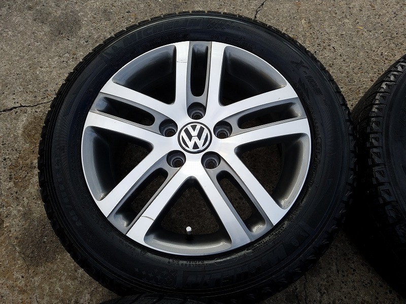 VW フォルクス ワーゲン 純正 スタッドレス 205/55R16 バリ山 VW フォルクス ワーゲン 純正 スタッドレス 205/55R16 バリ山