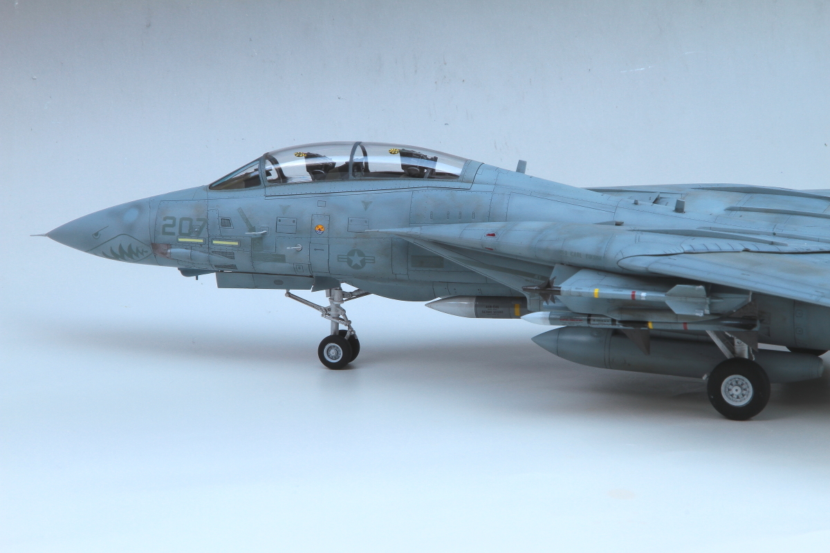 1/48 タミヤ F－14A 完成品 VF-111 元祖ロービジ
