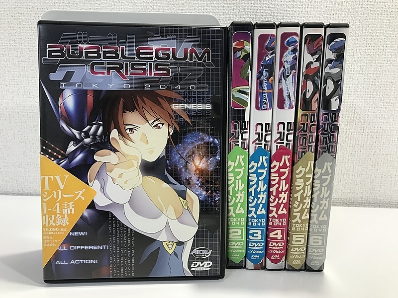 DVD全6巻セット】バブルガムクライシス TOKYO2040 迅速配送 Amazon.co
