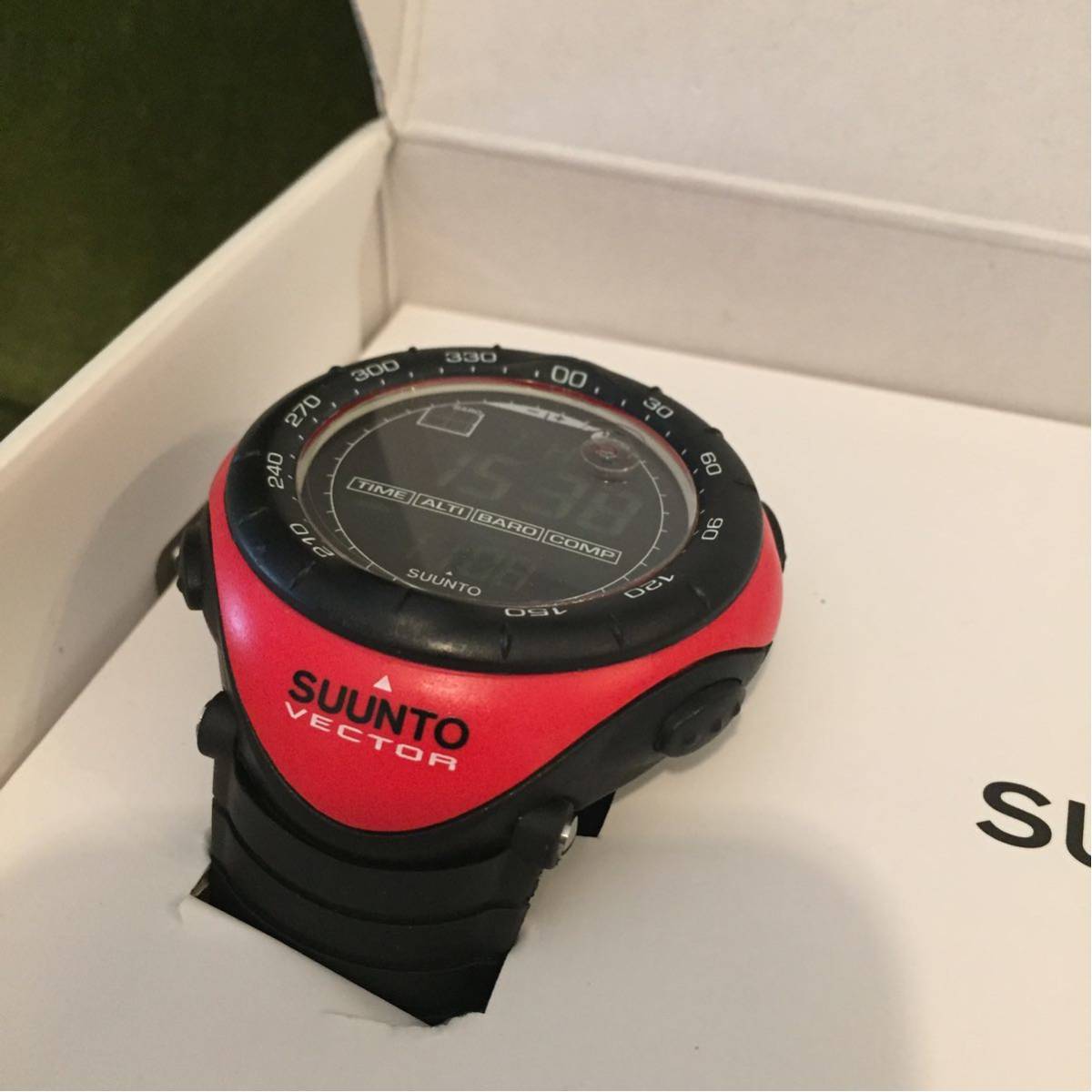 SUUNTO VECTOR 良品 スント ベクター レッド フィンランド製 廃盤 