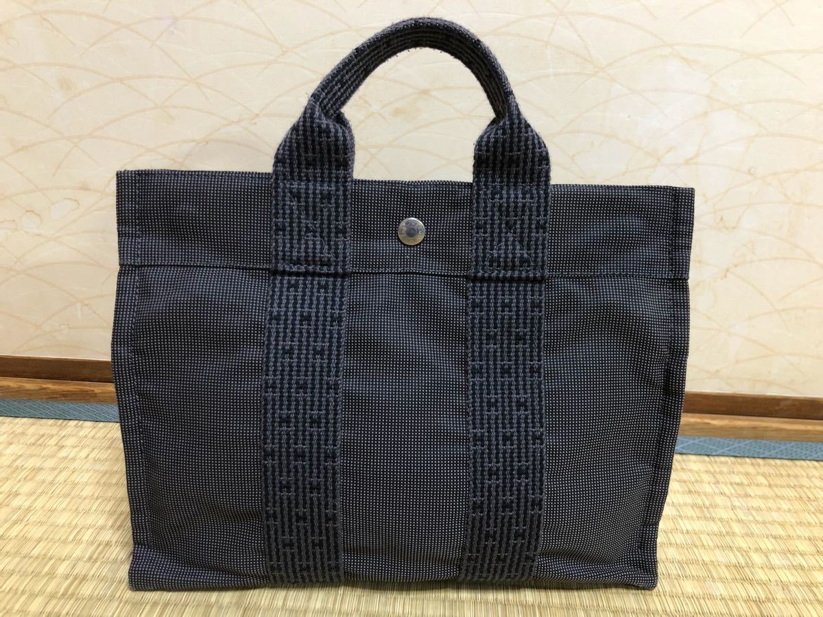 送料無料！HERMES エルメス エールライン トートバッグ ハンドバッグ 