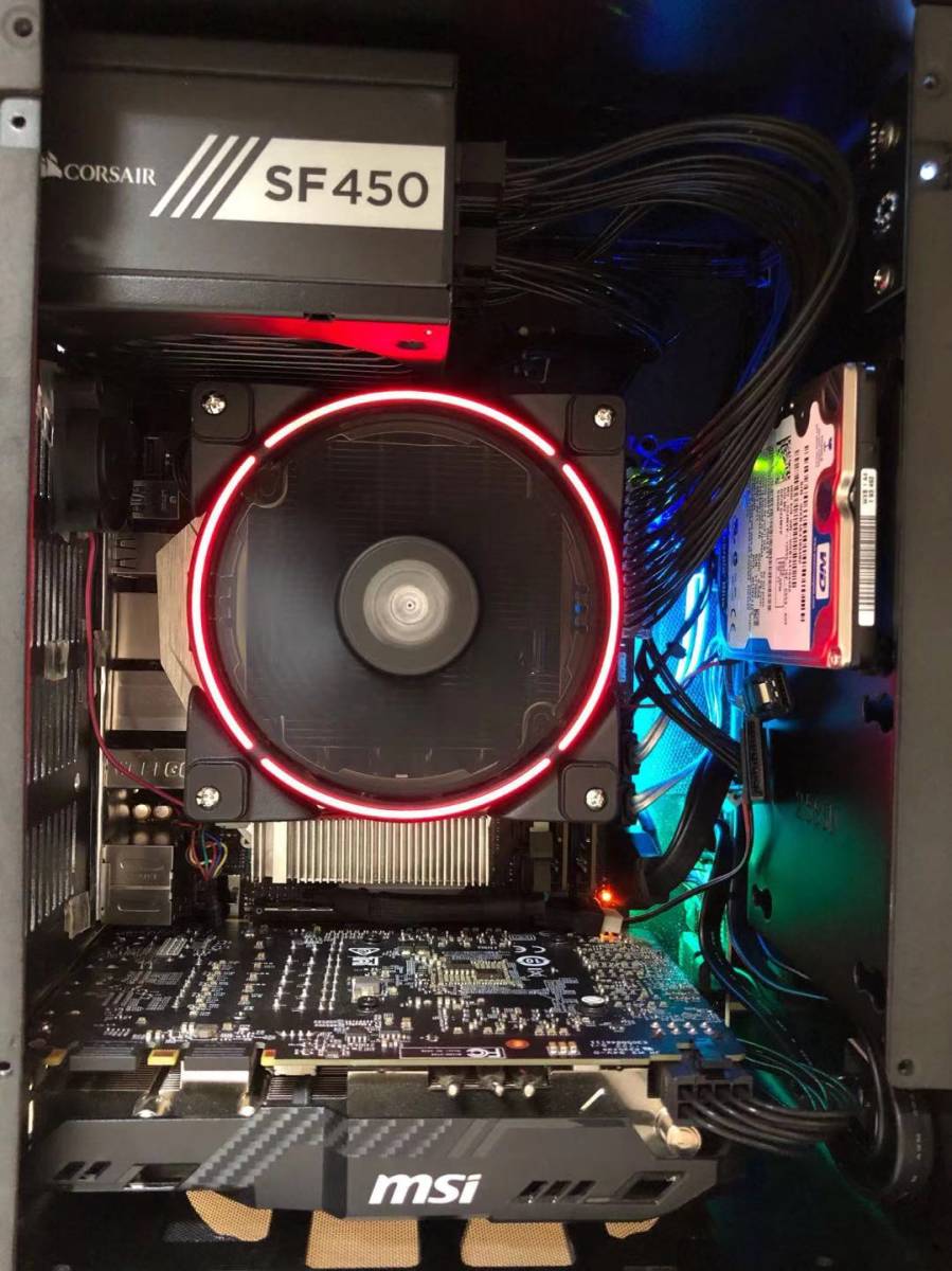 ハイスペック ITX 自作PC Core i5 8600K/Strix Z370i/16GB/SSD 256Gx2 