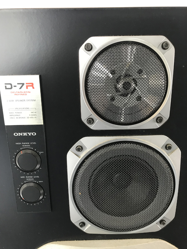 引取限定】ジャンク ONKYO D-77XG スピーカー ペア 音響機器