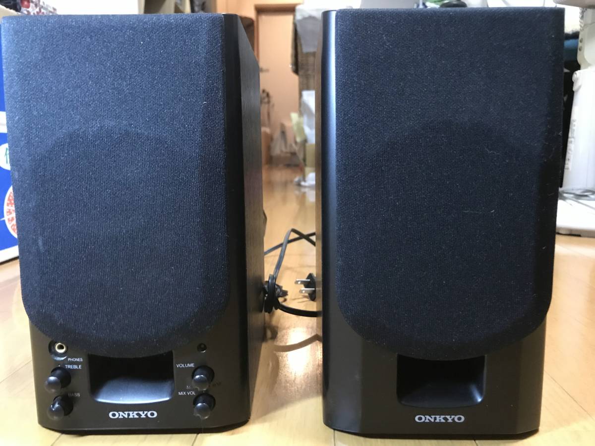 ONKYO WAVIO アンプ内蔵スピーカー 15W+15W GX-D90(B