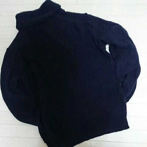 【送料無料】Polo by Ralph Lauren ラルフローレン 星条旗 ニット セーター ショールカラー ネイビー M