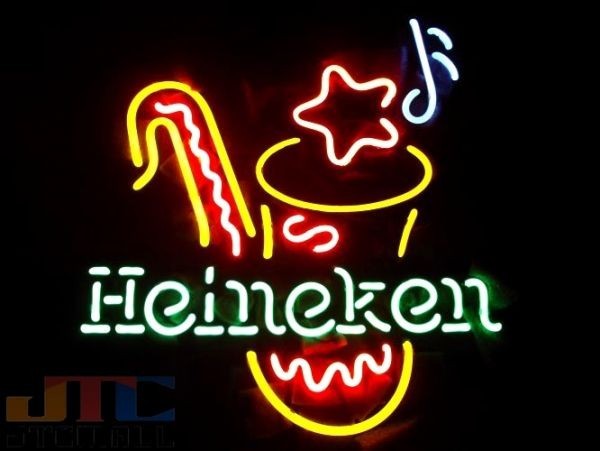 Heineken ハイネケン ネオン看板 ネオンサイン 電飾看板 ネオン管 動作
