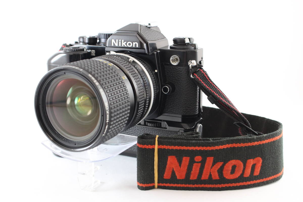  Nikon ニコン FM2 ブラックボディ + Zoom-NIKKOR 28-85mm F3.5-4.5 レンズ MD-12 モータードライブ付き(ニコン)｜売買されたオークション情報、yahooの商品情報をアーカイブ公開 - オークファン マニュアルフォーカス