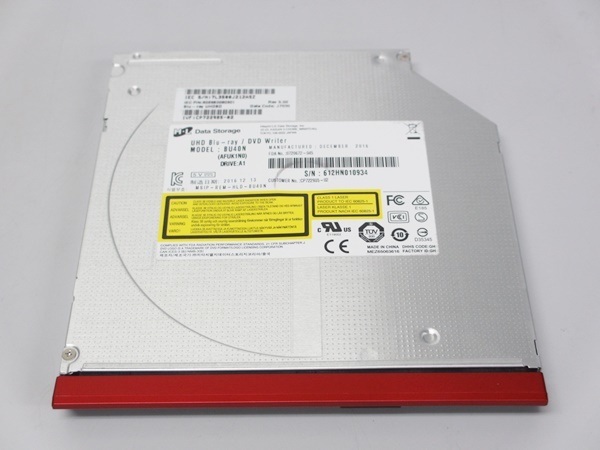 【送料無料】H・L 日立LG BU40N 内蔵 スリム型 BD-REドライブ SATA接続 9.5mm BDXL対応 4K UltraHD再生対応 2016年製 管：117182-4