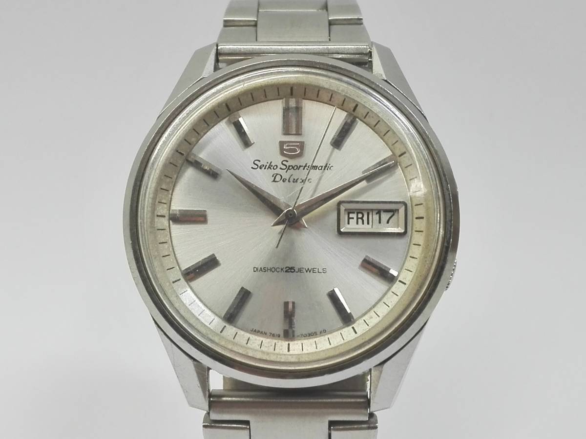 ジャンク 歩度不良 SEIKO セイコー SEIKO 5 Sportsmatic Deluxe 25石 