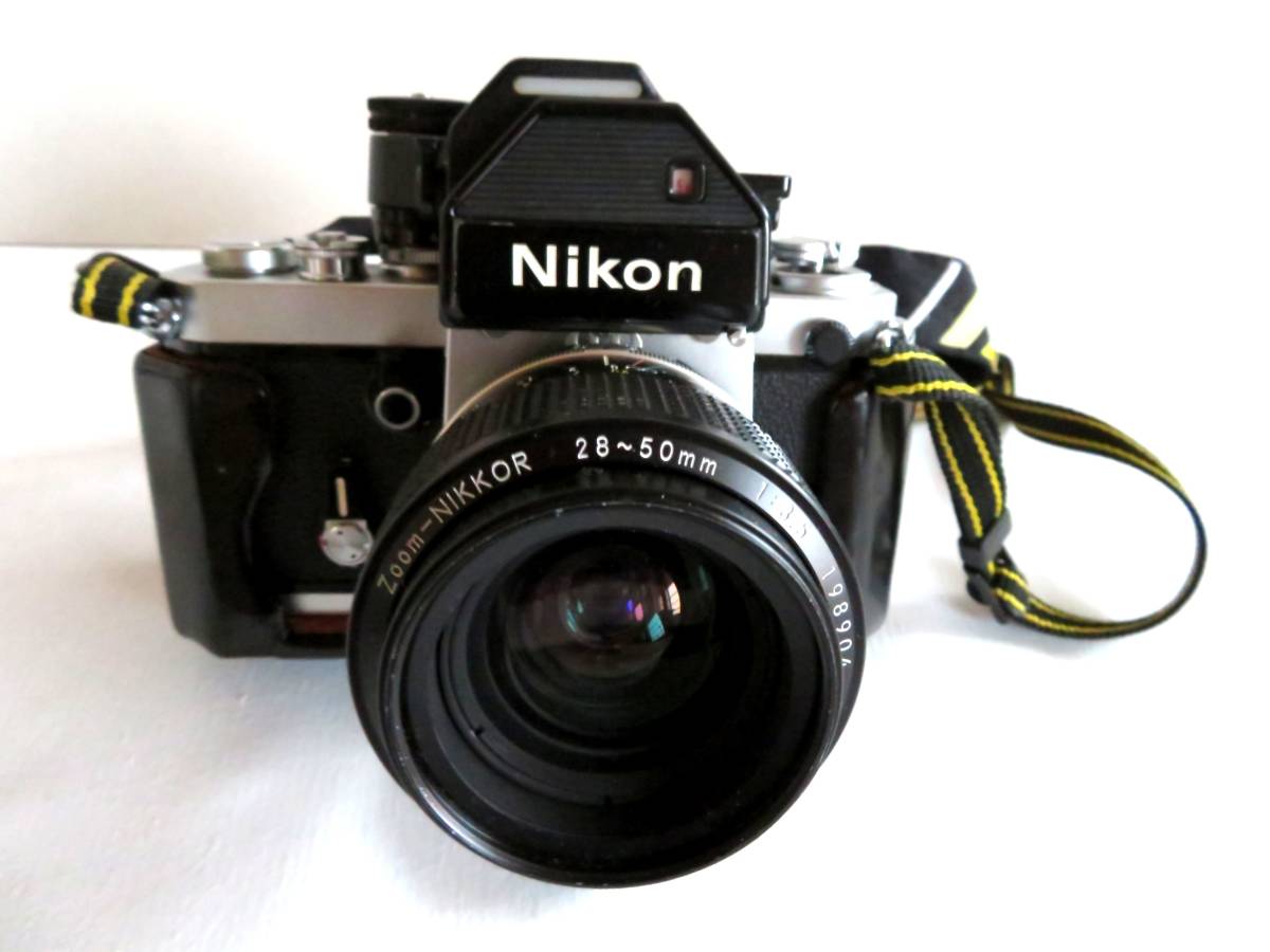 FG103★1000円★Nikon ニコン F2 フイルムカメラ Zoom NIKKOR 28~50㎜ 1:3.5 198904 一眼レフカメラ