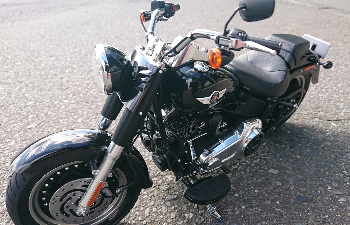 タミヤ FLSTFB ファットボーイロー HARLEY-DAVIDSON 図解！なんでも