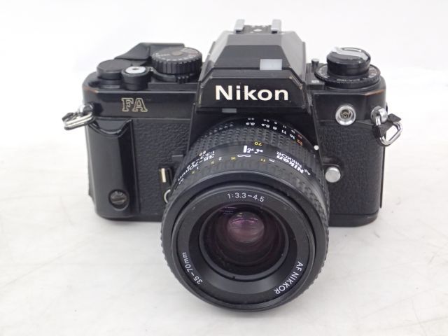 NIKON 一眼レフカメラ FA + AF NIKKOR 35-70mm F3.3-4.5 レンズ付き