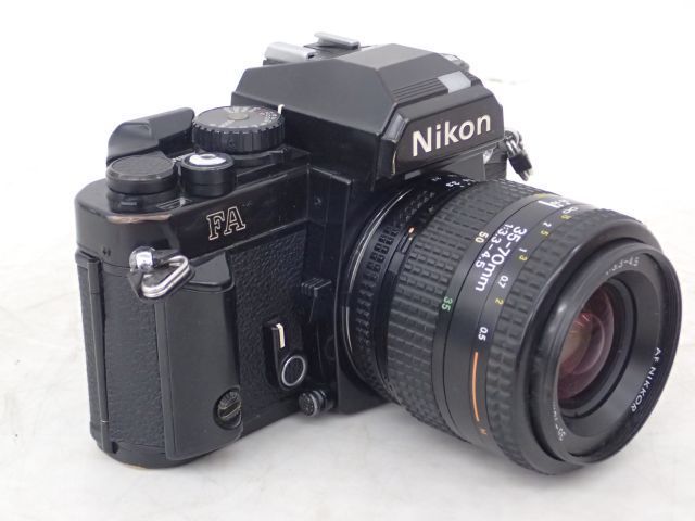 NIKON 一眼レフカメラ FA + AF NIKKOR 35-70mm F3.3-4.5 レンズ付き