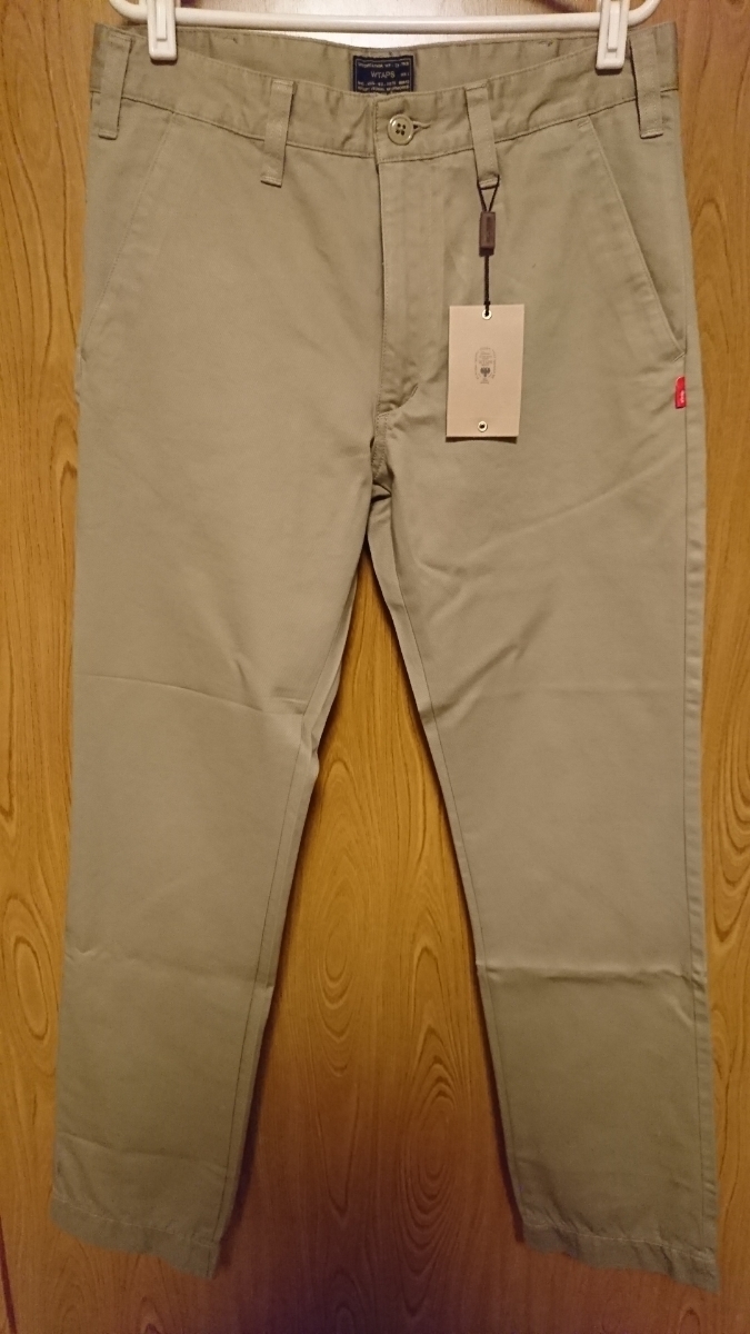 限定セール，正規品 WTAPS BUDS SKINNY TROUSERS COTTON CHINO BEIGE MEDIUM スキニー チノ ベージュ KHAKI TIGHT(ボトムス)｜売買されたオークション情報、yahooの商品情報をアーカイブ公開 - オークファン ボトムス