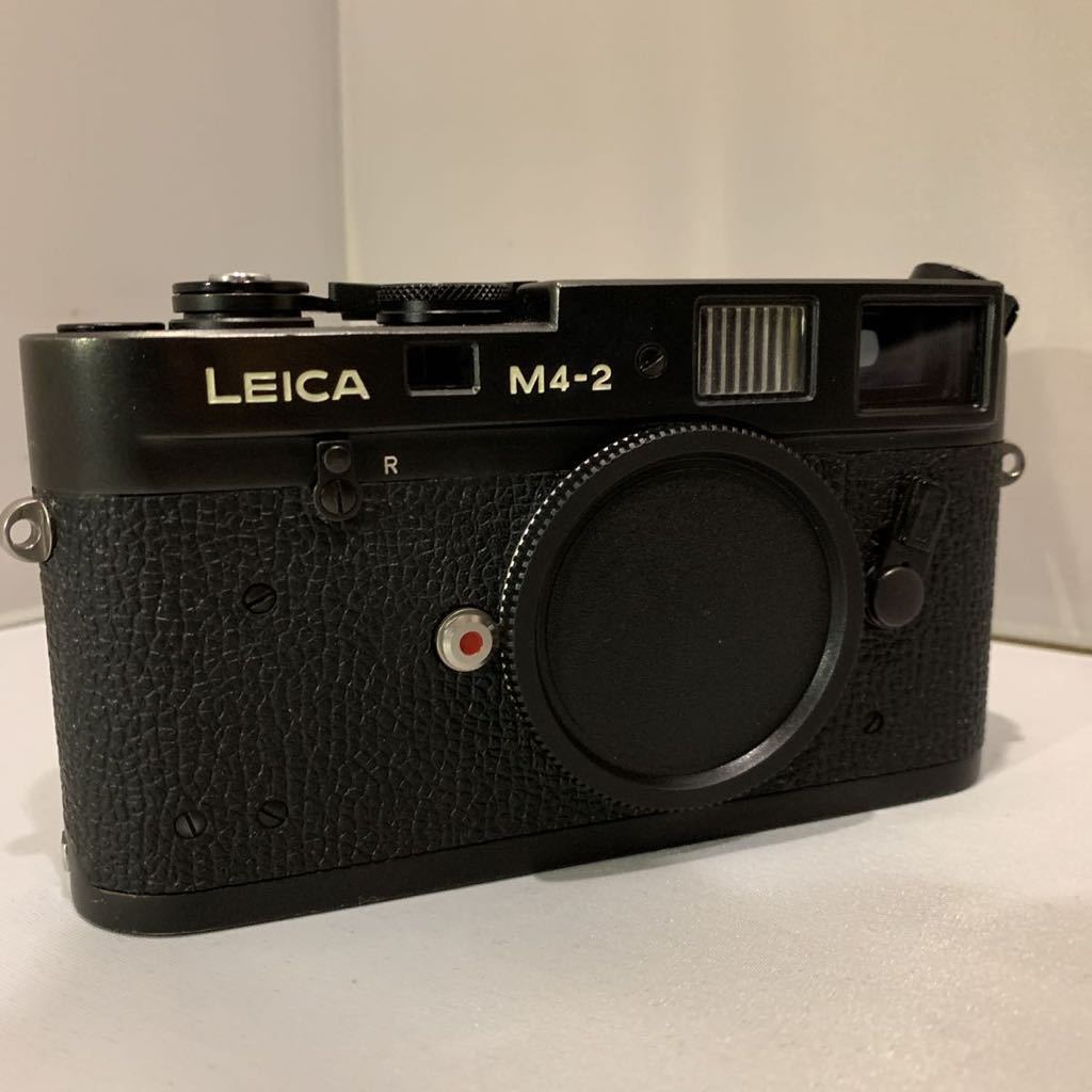 ライカ Leica M4-2 レンジファインダー フィルムカメラ 説明書 ストラップ付き