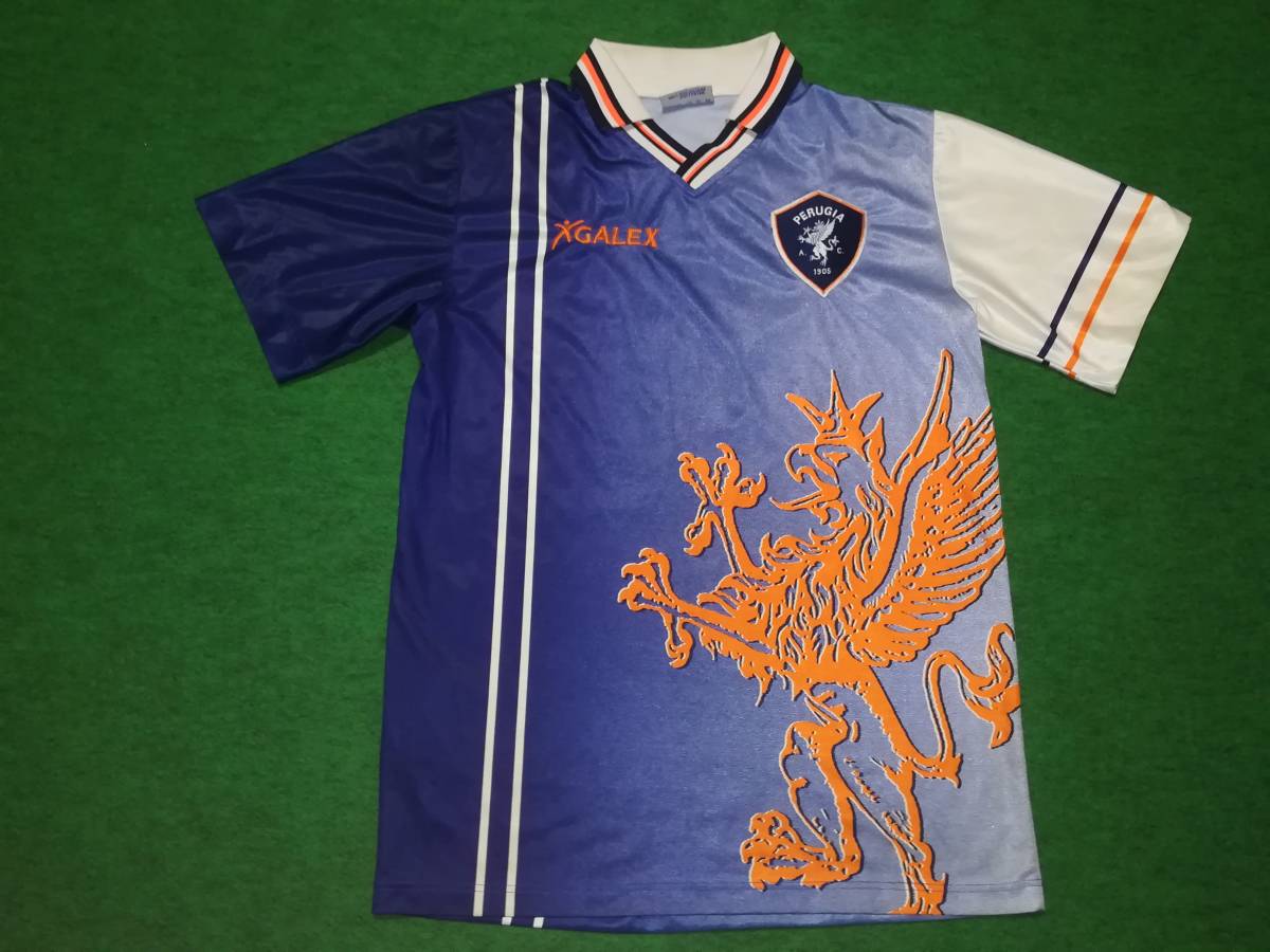 新作入荷，豊富な GALEX/98-99 ペルージャ #7 中田英寿 AWAY ユニフォーム /L イタリア製(セリエA)｜売買されたオークション情報、yahooの商品情報をアーカイブ公開 - オークファン ユニフォーム