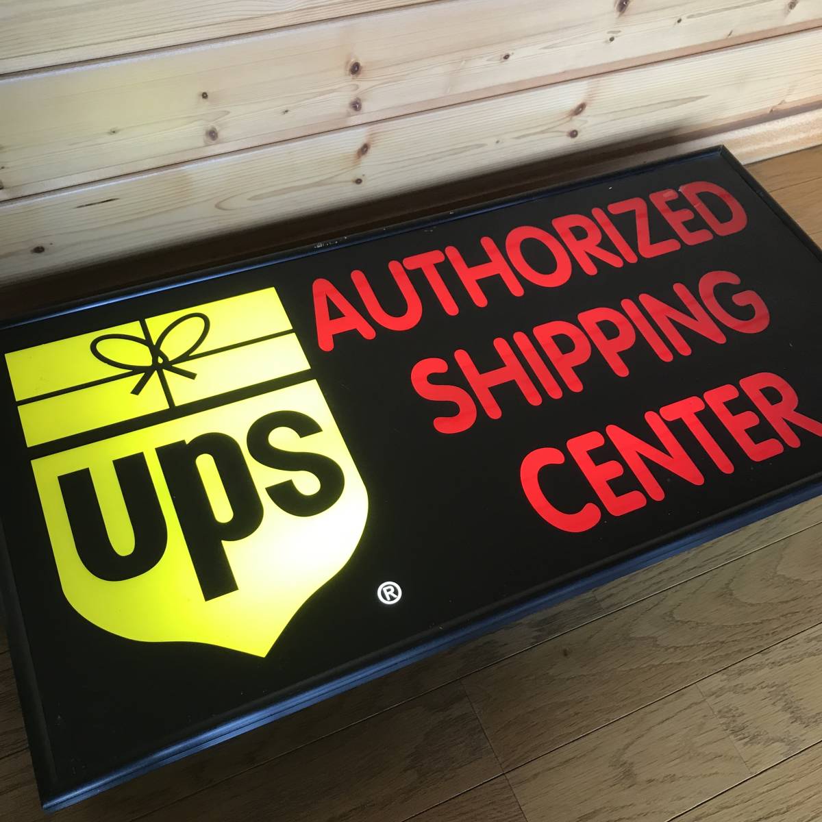 USAヴィンテージ UPS電飾店頭看板 Yahoo!オークション - 貴重 ヤマダ 