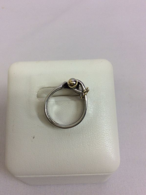 美品 ティファニー フック&アイ シルバー925 ゴールド 【新品