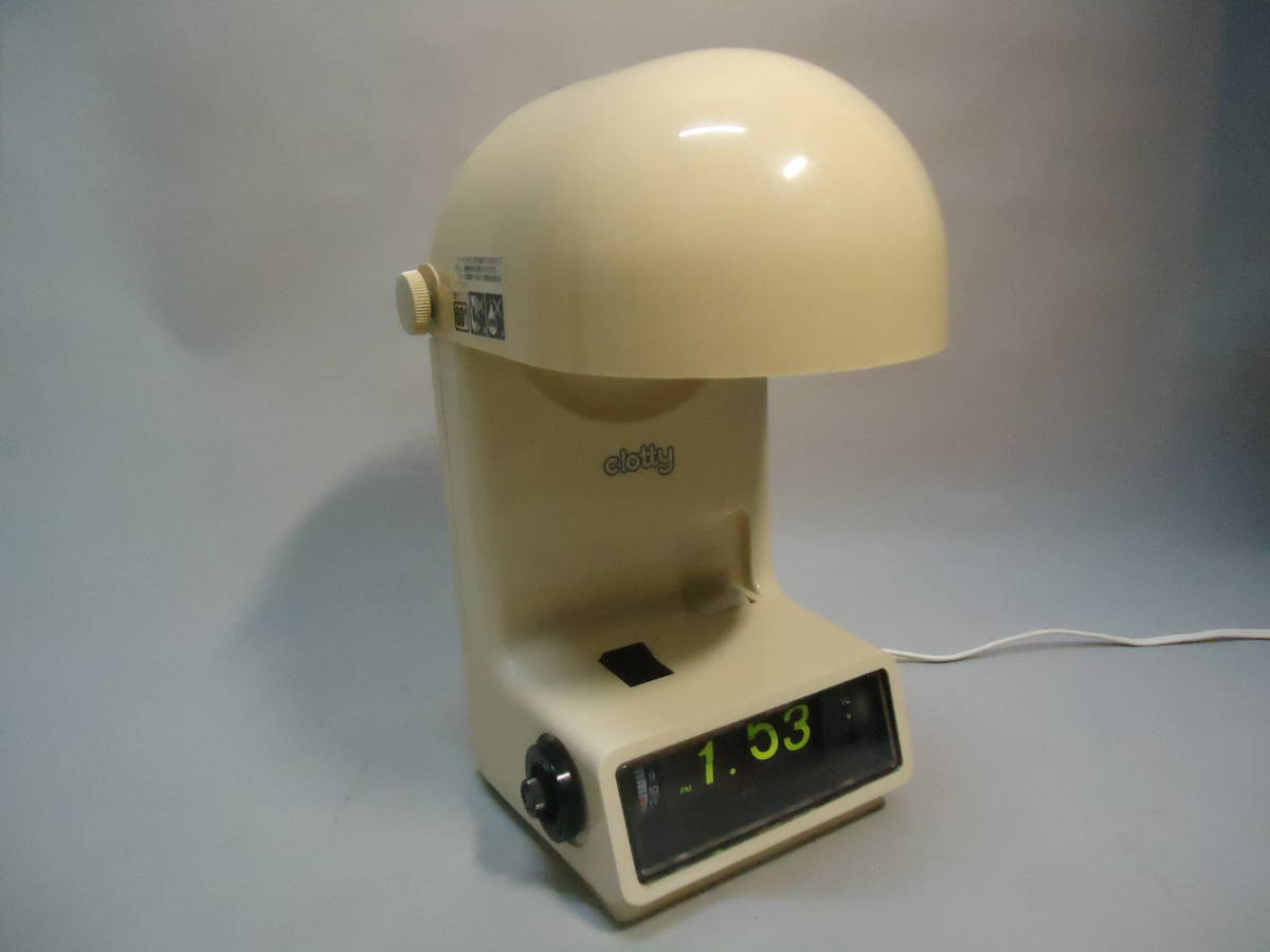昭和 レトロ 東芝 clotty クロッティ 卓上照明 パタパタ時計 clotty 東芝 パタパタ時計 クロッティ 卓上照明 Yahoo!オークション