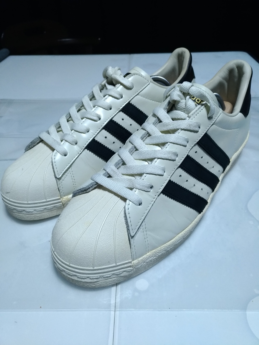 adidas SUPERSTAR アディダス スーパースター VINTAGE DX DLX ビンテージデラックス B25963 白黒 ホワイト ブラック 28.0cm 復刻版